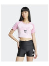 Kuromi Crop Baby Short Sleeve T-Shirt Pink - ADIDAS - BALAAN 2