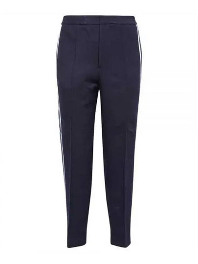 Ribbon Jogger Track Pants Navy - AMI - BALAAN 2