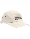 Tedji Ball Cap Ecru - ISABEL MARANT - BALAAN 3