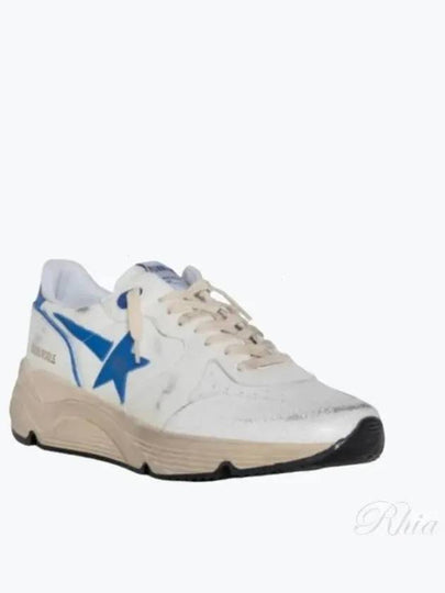 Running Sole Low Top Sneakers White Blue - GOLDEN GOOSE - BALAAN 2