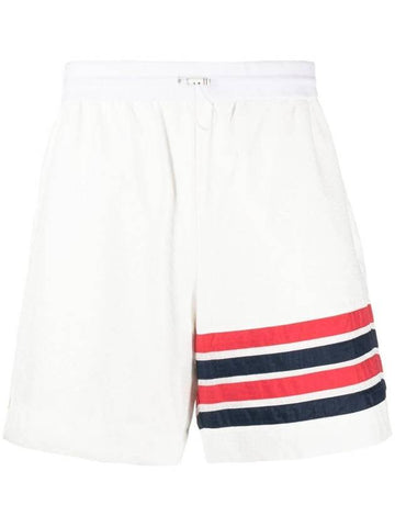 4 Bar Stripe Track Shorts MJQ197AF0517 - THOM BROWNE - BALAAN 1