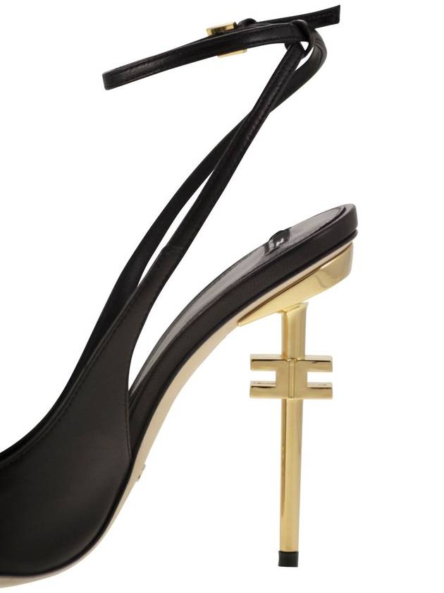 Nappa leather slingback with strap - ELISABETTA FRANCHI - BALAAN 7