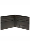 Bevier Half Wallet Black - BALLY - BALAAN 4