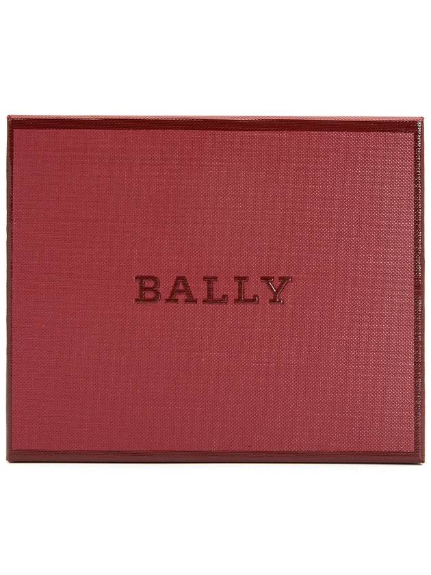 Metal Logo Card Wallet Black - BALLY - BALAAN 8