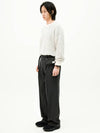 Men's Stella Sacoche Wide Pants Charcoal - ASTLAY - BALAAN 2