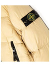 Junior 12 14 Wappen Down Jacket Yellow Beige - STONE ISLAND - BALAAN 2