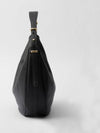 Large Leather Shoulder Bag Black - PRADA - BALAAN 7