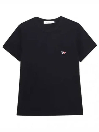 tricolor fox patch t shirt - MAISON KITSUNE - BALAAN 1