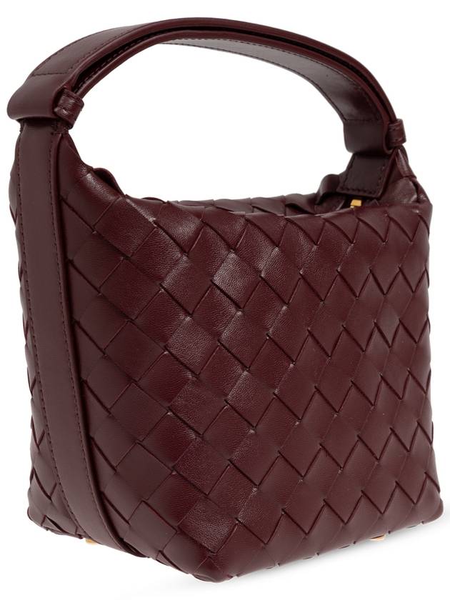 Bottega Veneta Handbag Wallace Micro, Women's, Burgundy - BOTTEGA VENETA - BALAAN 4