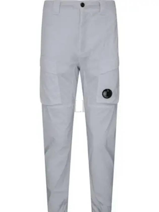 Stretch Sateen Loose Cargo Straight Pants White - CP COMPANY - BALAAN 2