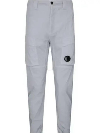 Stretch Sateen Loose Cargo Straight Pants White - CP COMPANY - BALAAN 2