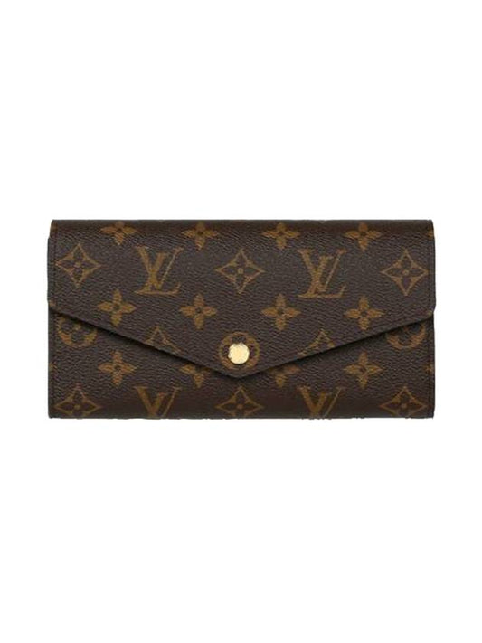 Monogram Sarah Long Wallet Brown - LOUIS VUITTON - BALAAN 1