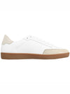 Court Classic Perforated Beige Tab Low Top Sneakers White - SAINT LAURENT - BALAAN 5