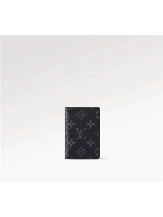 Pocket Organizer Monogram Card Wallet Black - LOUIS VUITTON - BALAAN 2