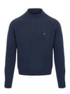 Fisherman Jumper Knit Top Navy - VIVIENNE WESTWOOD - BALAAN 2