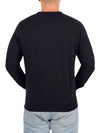 Lens Wappen Crew Neck Sweatshirt Navy - CP COMPANY - BALAAN 3