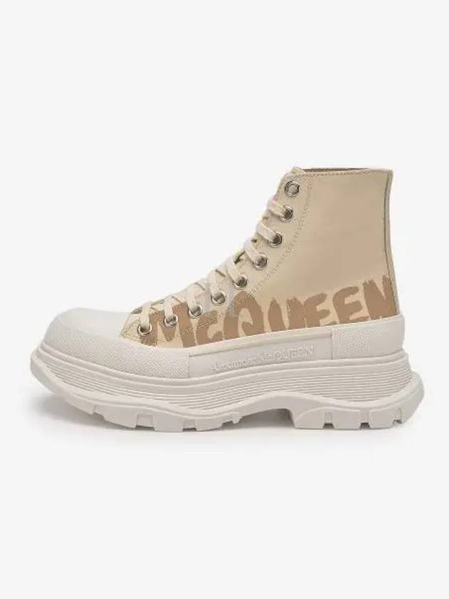 Tread Slick High Top Sneakers Beige - ALEXANDER MCQUEEN - BALAAN 2