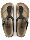 Gizeh Birko Flor Regular Flip Flops Black - BIRKENSTOCK - BALAAN.