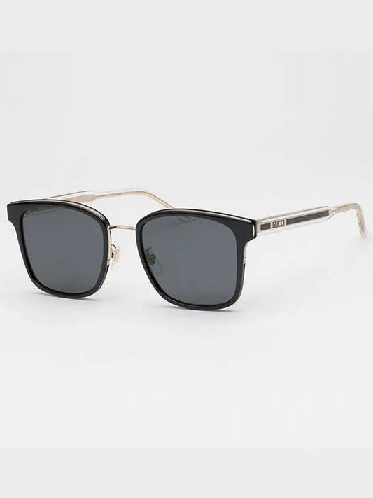 Sunglasses GG0563SKN 001 square horn rim Asian fit - GUCCI - BALAAN 2