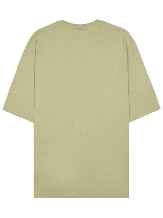 Bold Fox Head Patch Oversized Short Sleeve T-Shirt Green - MAISON KITSUNE - BALAAN 3