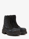 Worn Effect Combat Wolker Boots Black - BALENCIAGA - BALAAN 10