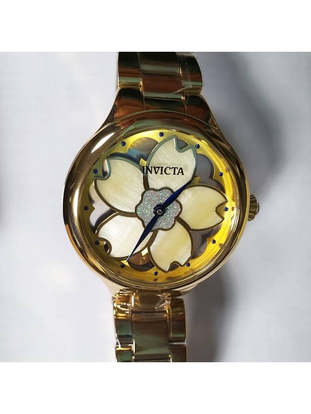 Wildflower GoldTone Women's Quartz 35mm Watch - INVICTA - BALAAN 2