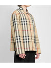 Check Nylon Jacket Beige - BURBERRY - BALAAN 6