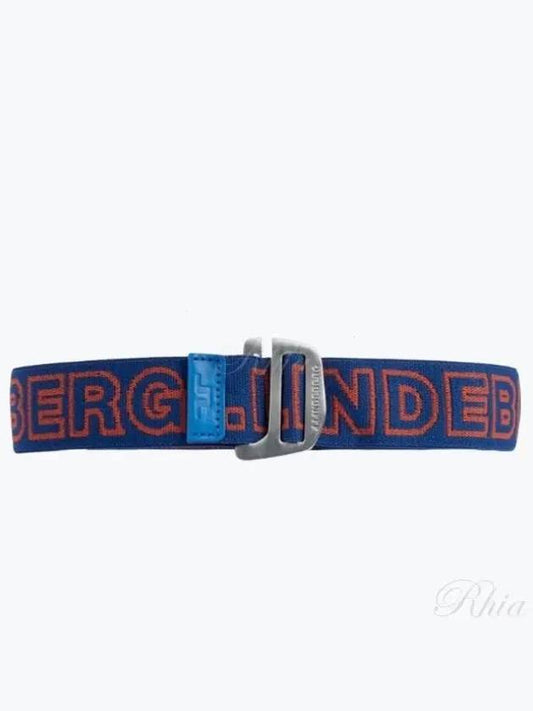 Lennon Webbing Logo Belt Nautical Blue - J.LINDEBERG - BALAAN 2