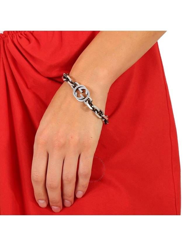 Interlocking G Bracelet Silver - GUCCI - BALAAN 3