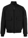 Lens Wappen Shell R Zip-Up Jacket Black - CP COMPANY - BALAAN 2