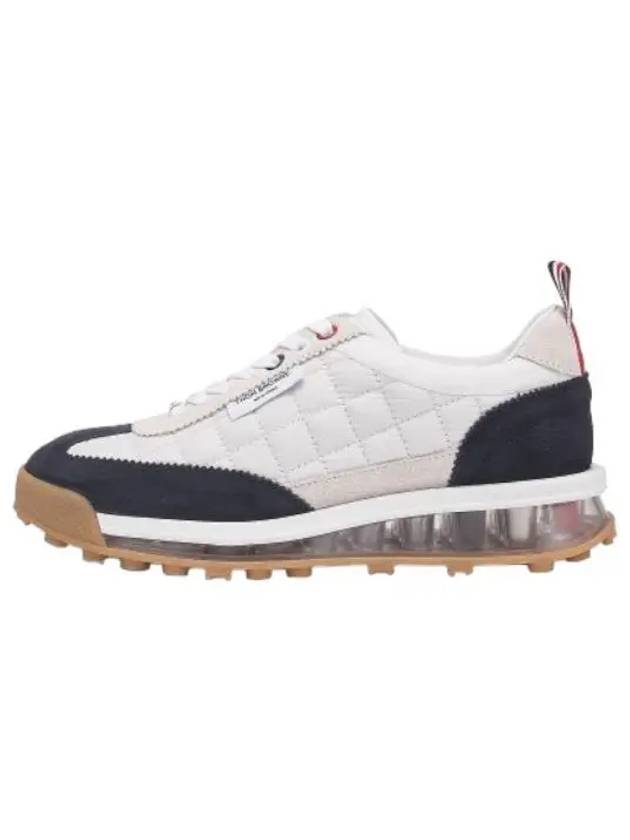 Tech Runner Sneakers White Navy - THOM BROWNE - BALAAN 1