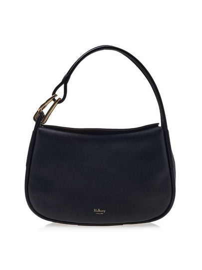 Silky Calf Link Leather Shoulder Bag Black - MULBERRY - BALAAN 2