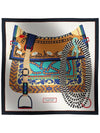 Silla De Gaucho 90 Scarf Marine - HERMES - BALAAN 2