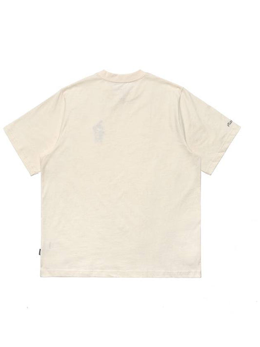 Tiger Collection Bucket Point T Shirt OFF WHITE - MALBON GOLF - BALAAN 2