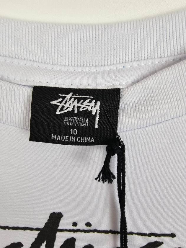 Something's Cookin Slim Short Sleeve T-Shirt White - STUSSY - BALAAN 5