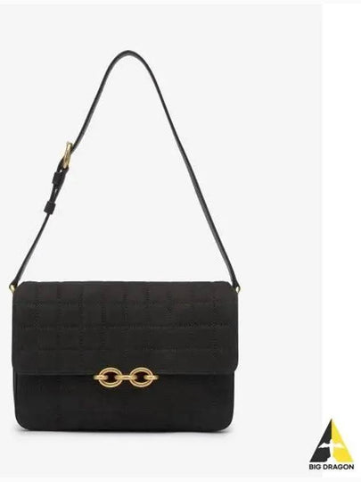 Le Maillon Quilting Satchel Shoulder Bag Black - SAINT LAURENT - BALAAN 2