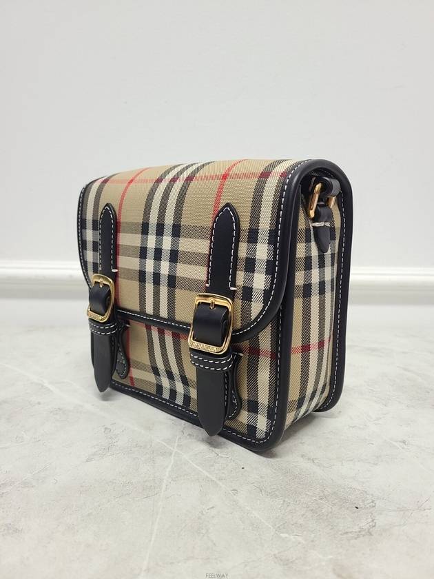 Used luxury goods Lewis It Vintage check cotton archive crossbody bag - BURBERRY - BALAAN 2