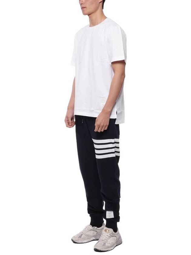 Men's Classic Loopback Engineered 4 Bar Classic Sweatpants Navy - THOM BROWNE - BALAAN 5