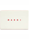 Logo Banded Coin Card Wallet Blue - MARNI - BALAAN 10