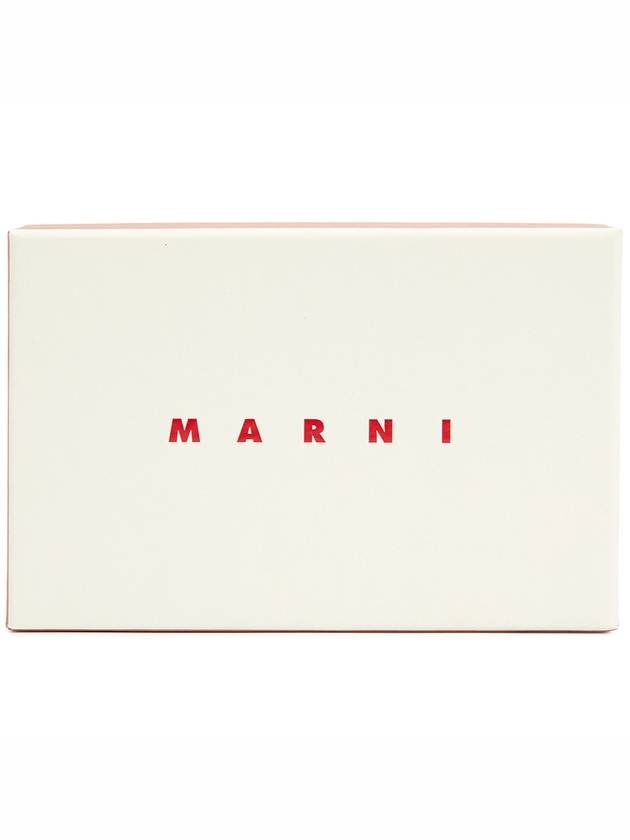 Logo Banded Coin Card Wallet Blue - MARNI - BALAAN 10