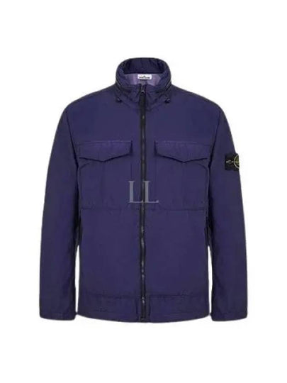 Waffen Naslan Light Watro Zip-up Jacket Dark Blue - STONE ISLAND - BALAAN 2