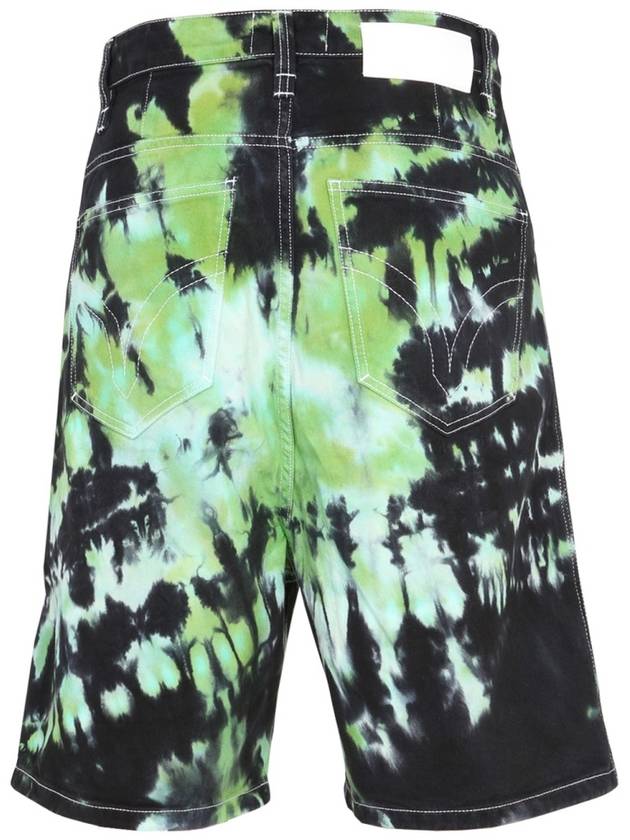 Men's Tie Dye Shorts Green - AMI - BALAAN 3