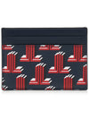 3D Logo Print Card Wallet Navy - LANVIN - BALAAN 2