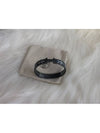 Bracelet Click Ash HH Bandana Black H704416FK01T4 - HERMES - BALAAN 3