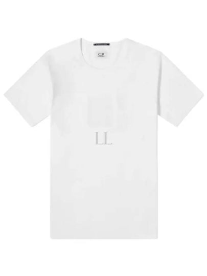 Men's Metropolis Pocket Jersey Short Sleeve T-Shirt White - CP COMPANY - BALAAN 2