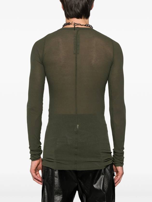 Rib fine-ribbed T-shirt - RICK OWENS - BALAAN 4