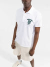 Tennis Club Badge Logo Short Sleeve PK Shirt White - AUTRY - BALAAN 4