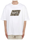 Cobra Logo Short Sleeve T-Shirt White - A.P.C. - BALAAN 4