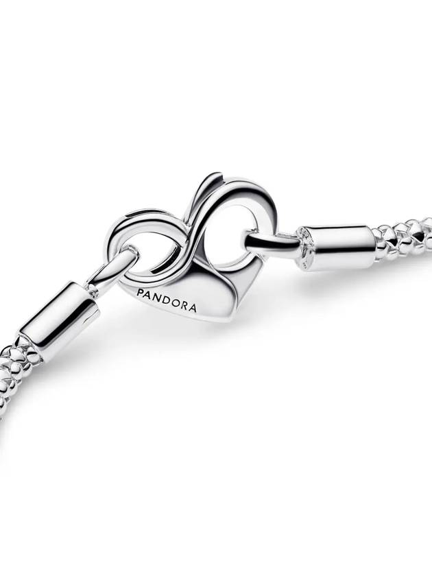 Moments Stud Chain Bracelet Silver - PANDORA - BALAAN 4