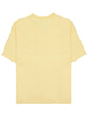 Men s Heritage Logo Print Short Sleeve T Shirt 0124105010028 YELLOW - VISVIM - BALAAN 2